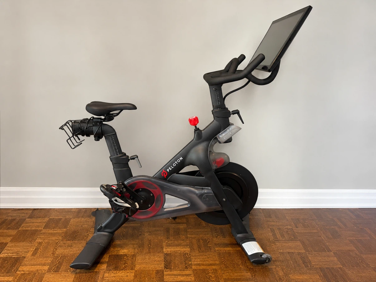 Peloton Bike + shoes and accessories