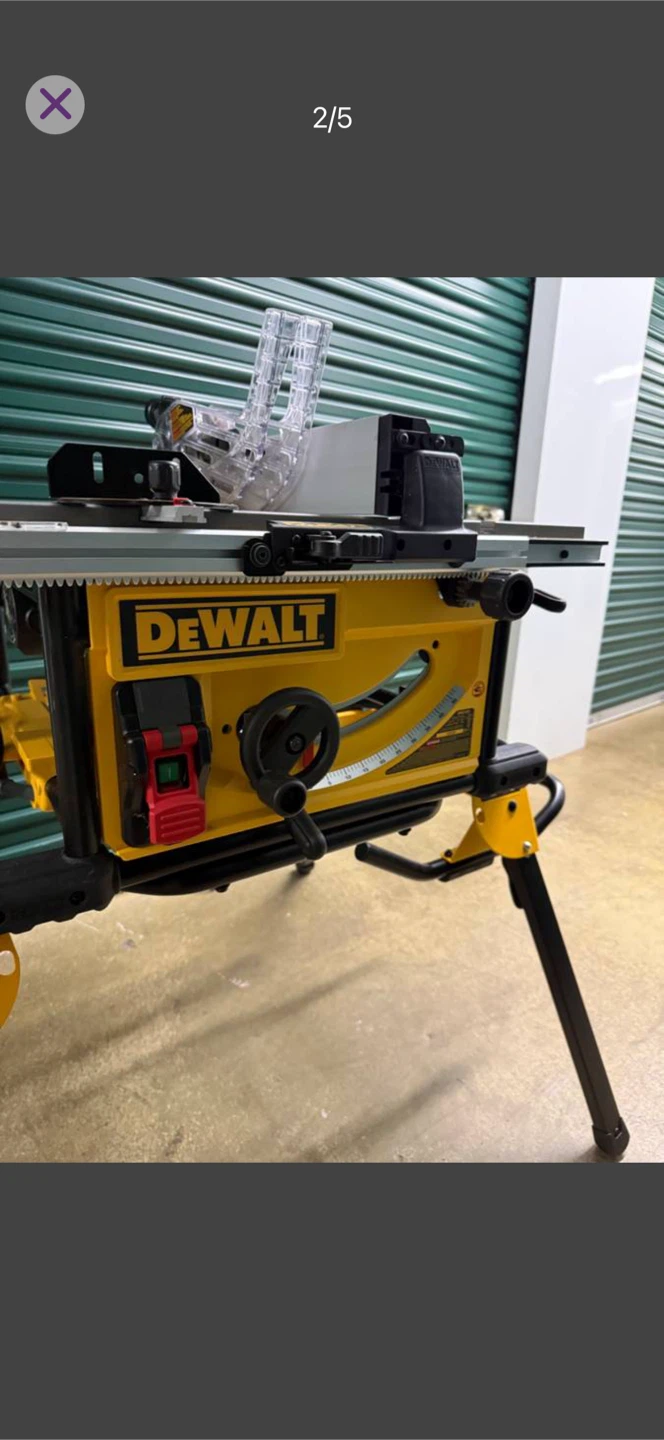 DeWalt Table Saw with Stand