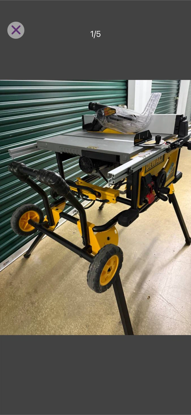 DeWalt Table Saw with Stand - photo 2