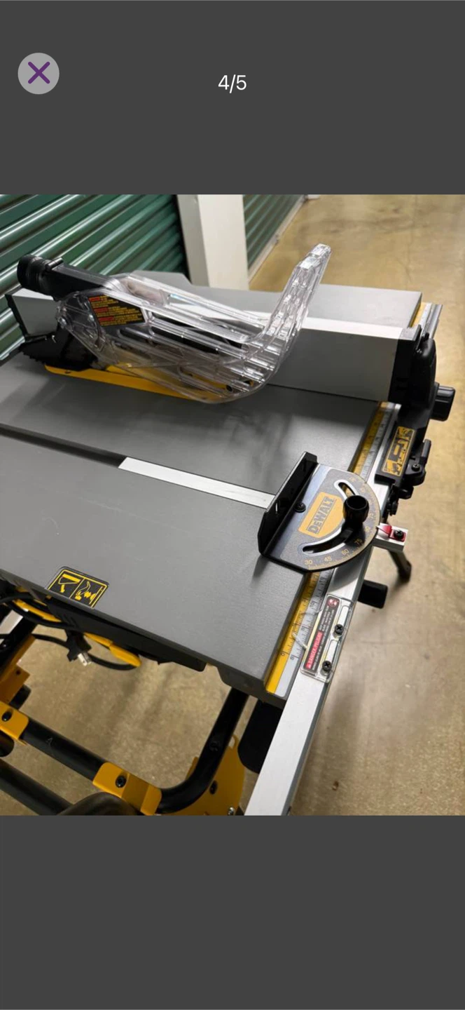 DeWalt Table Saw with Stand - photo 4