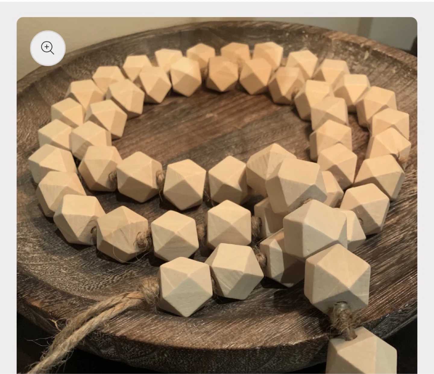 Wood Bead Garland