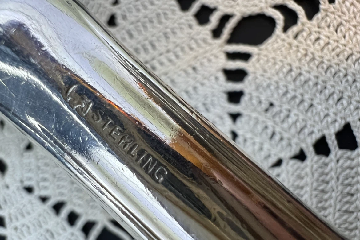 Vintage Sterling Silver Desert Server - photo 2