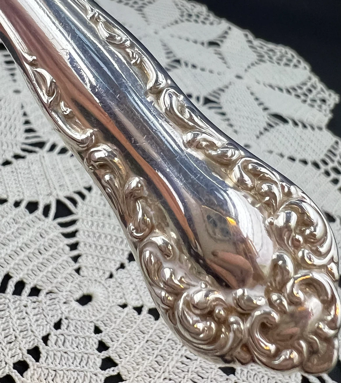 Vintage Sterling Silver Desert Server - photo 3
