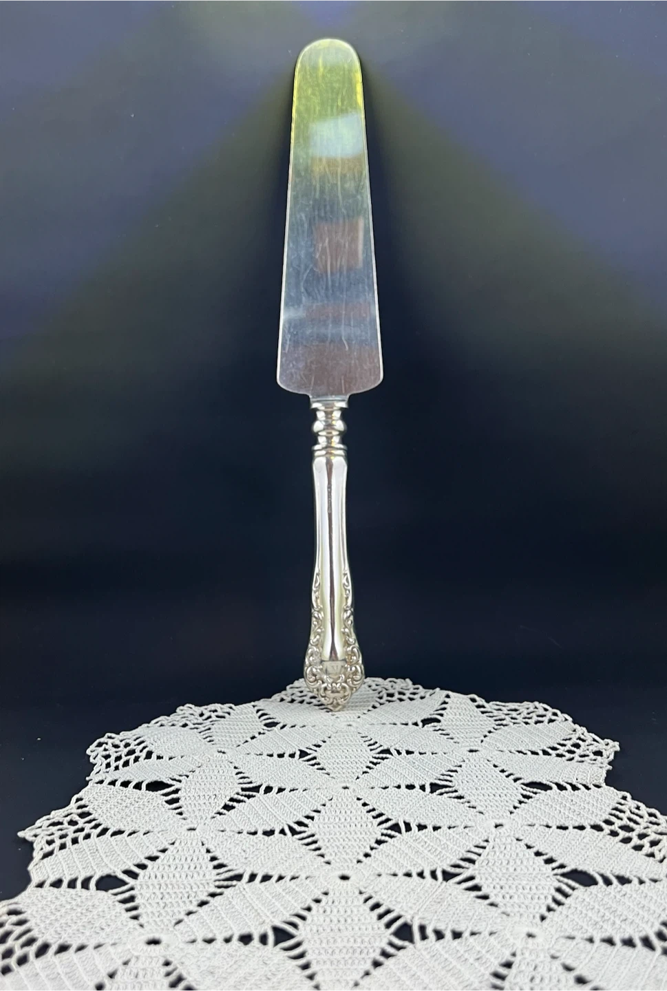 Vintage Sterling Silver Desert Server - photo 4