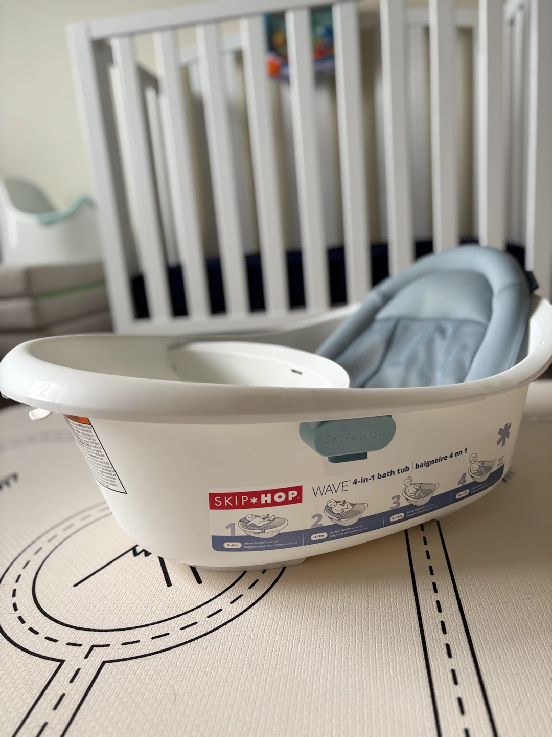 Skip Hop Wave 4-in-1 Baby Bath Tub - photo 2