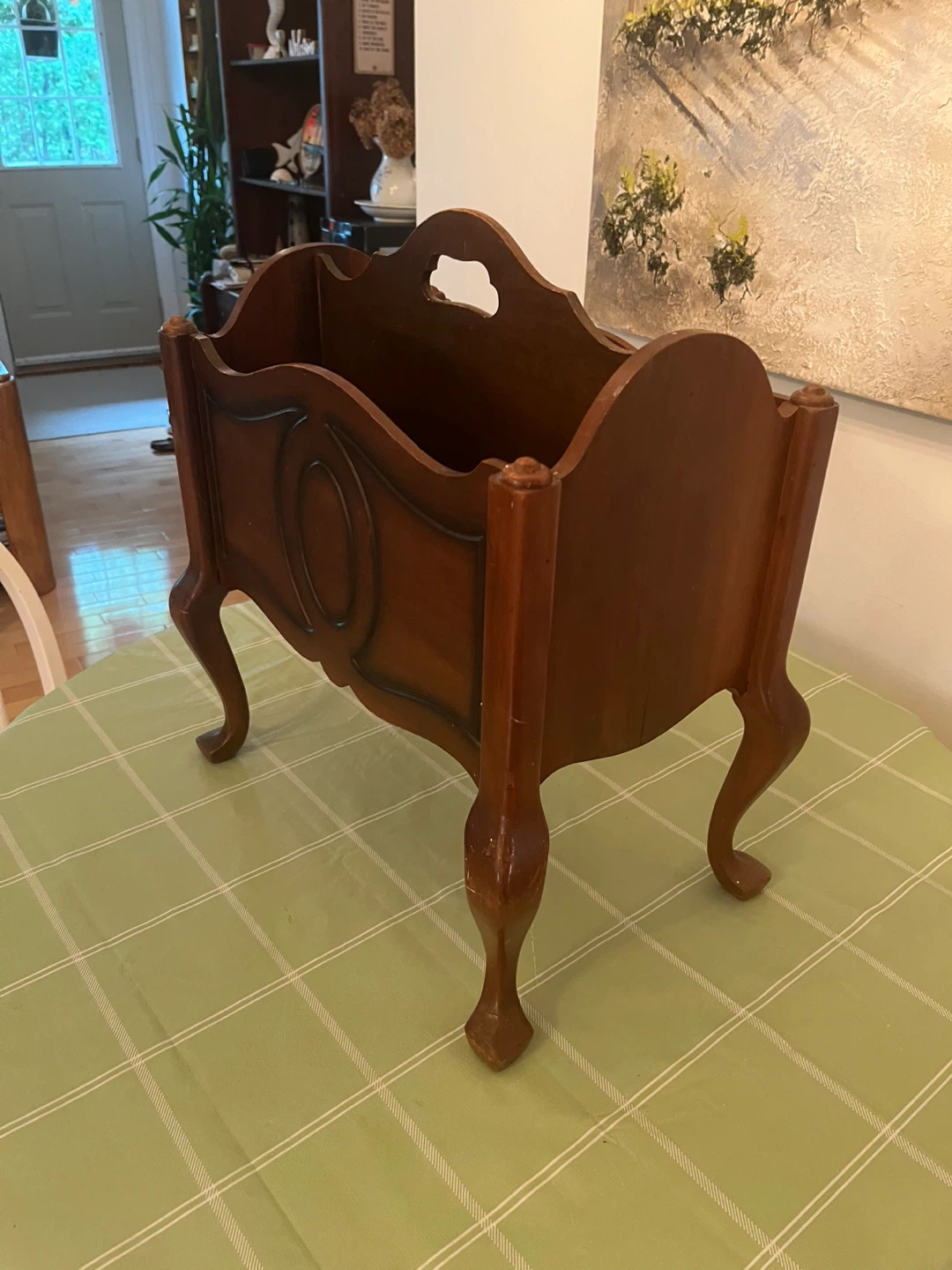 Gibbard Solid Walnut Magazine Rack - photo 2
