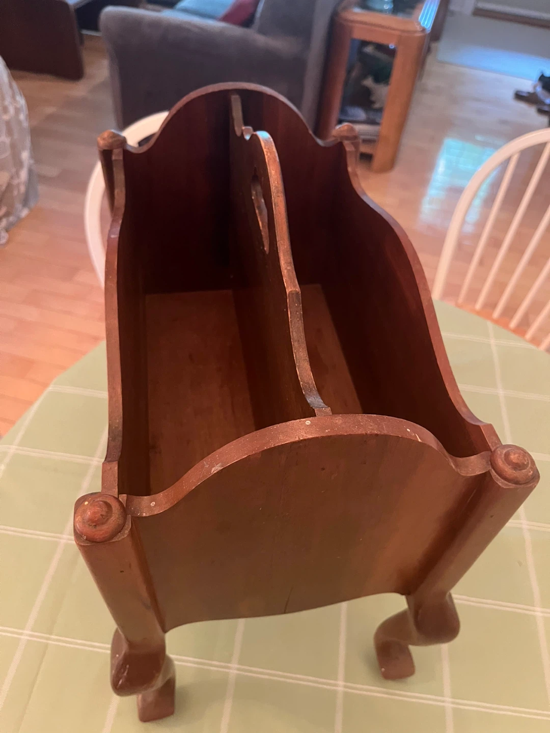 Gibbard Solid Walnut Magazine Rack - photo 3