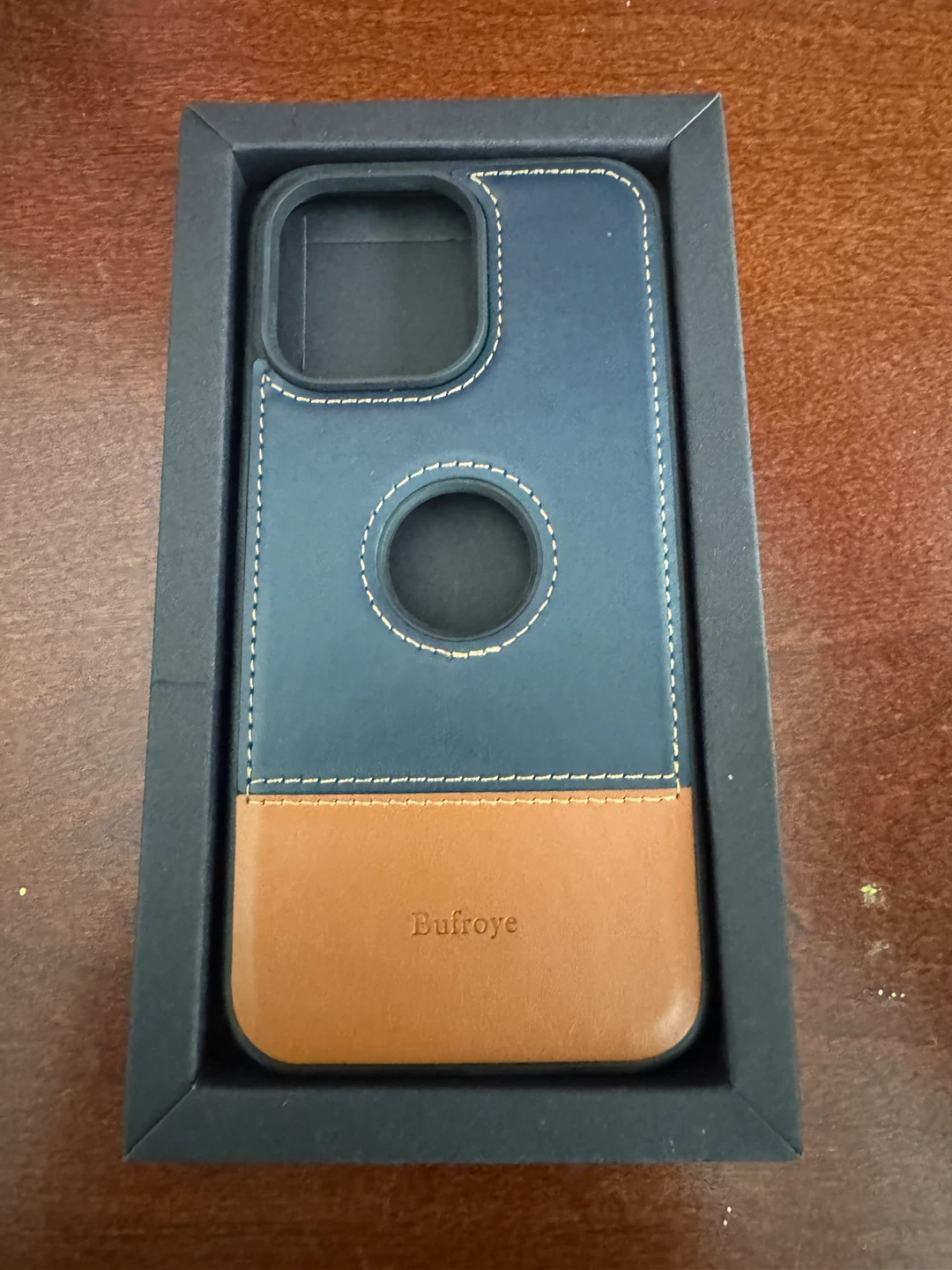 Bufroye iPhone 14 Pro Case - Designer Blue