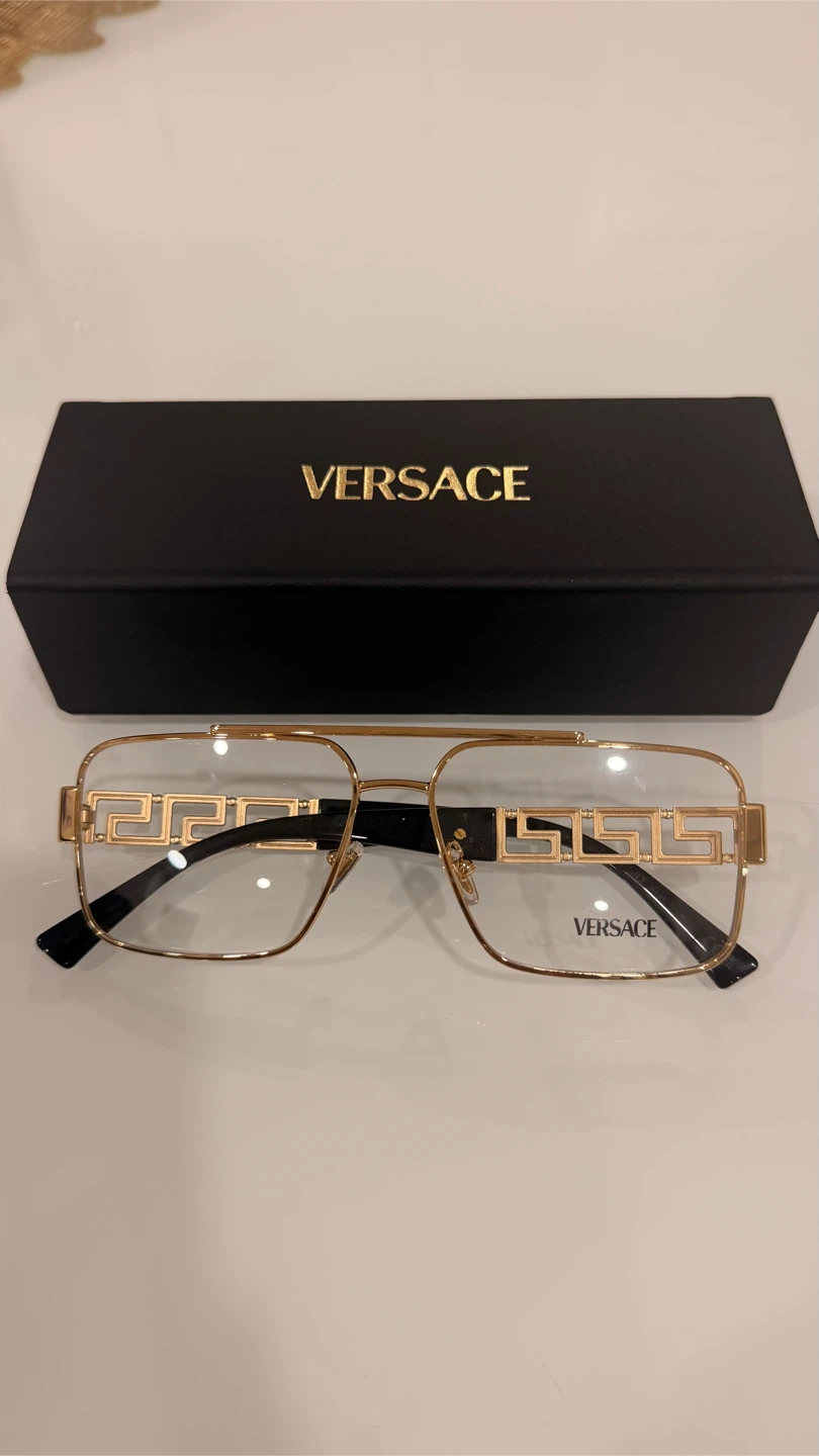 Versace Gold Frame Eyeglasses