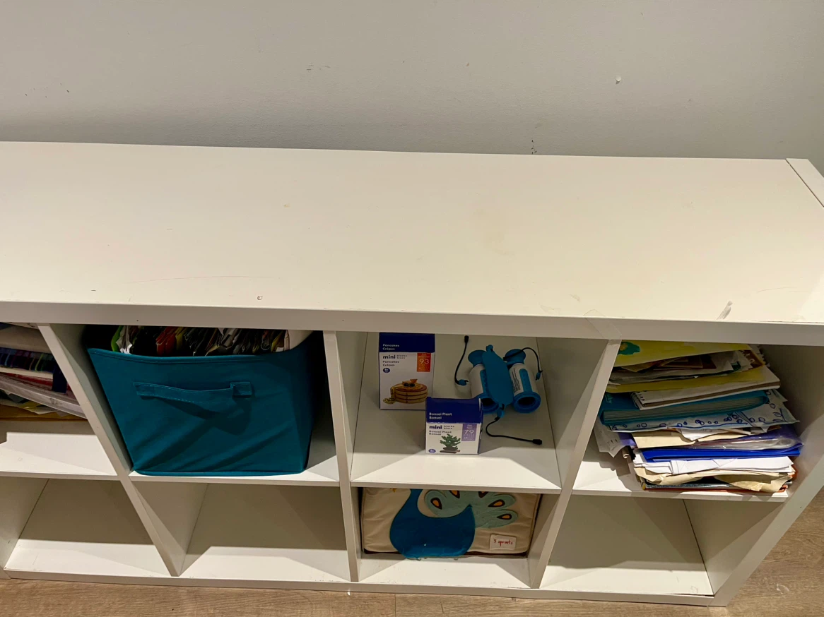 IKEA KALLAX Shelf Unit (2x4, White) — 2 Available