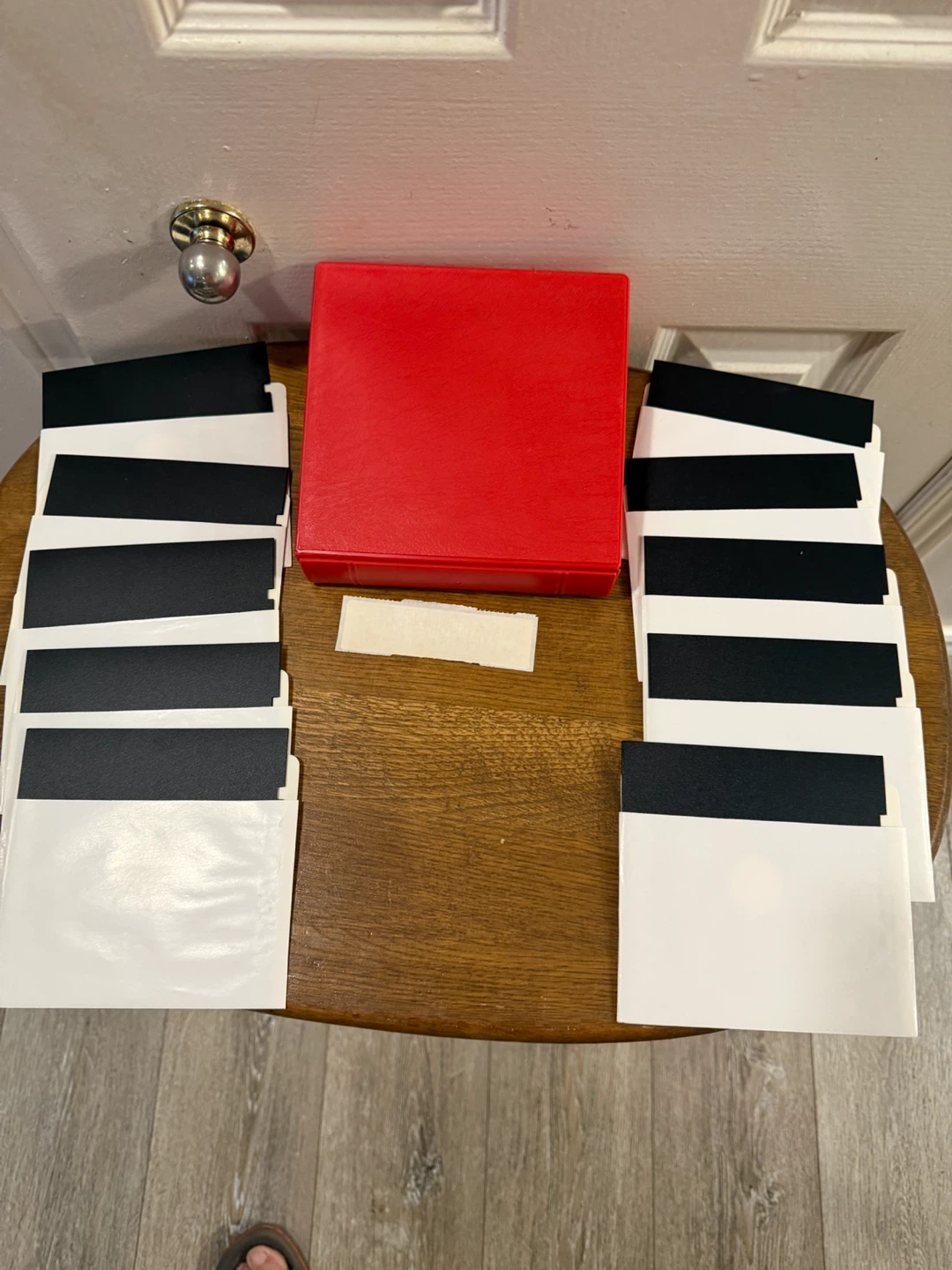 Red Floppy Disk Holder with Sleeves - photo 3