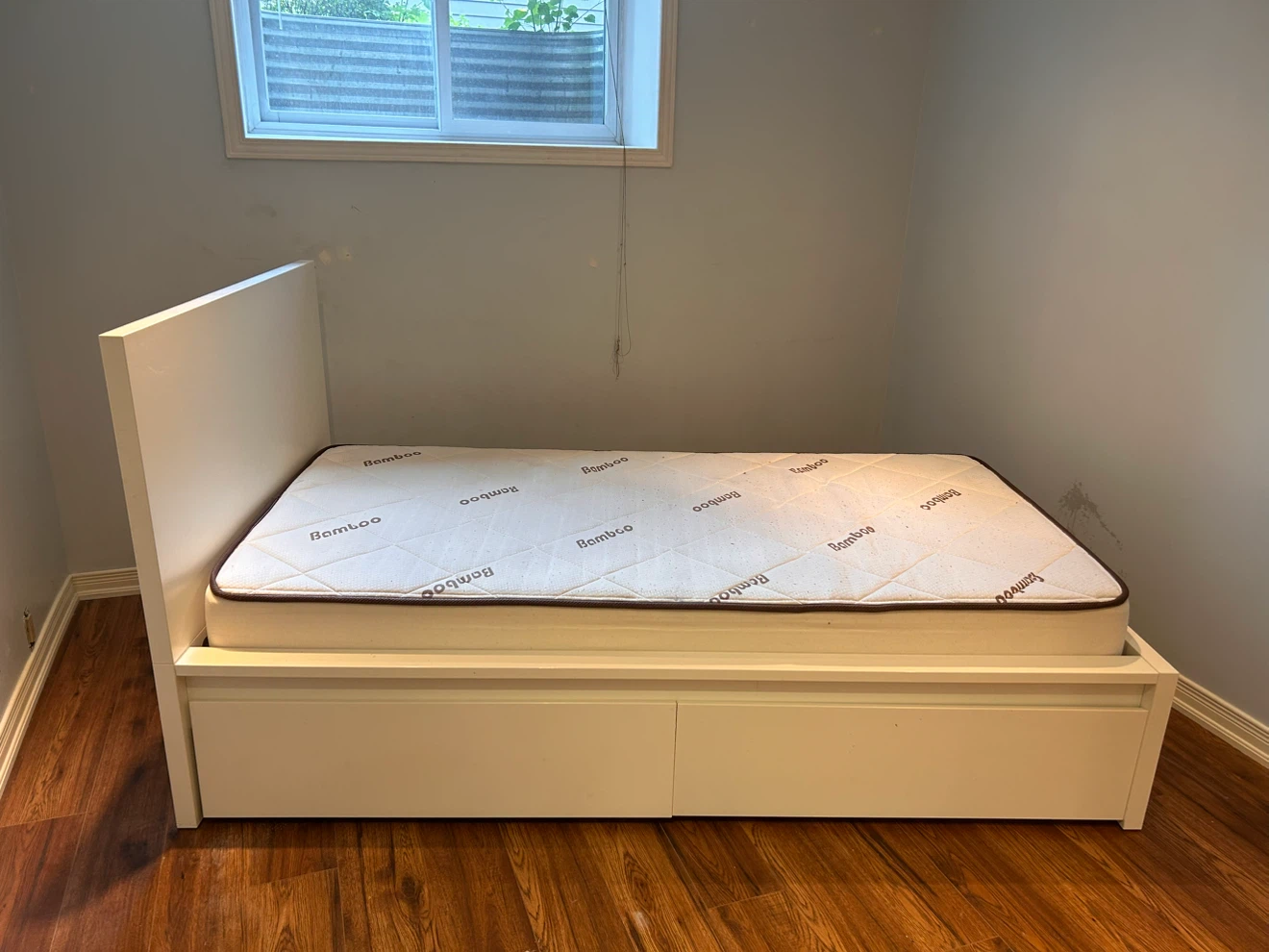 IKEA MALM Bed Frame with 2 Storage Drawers