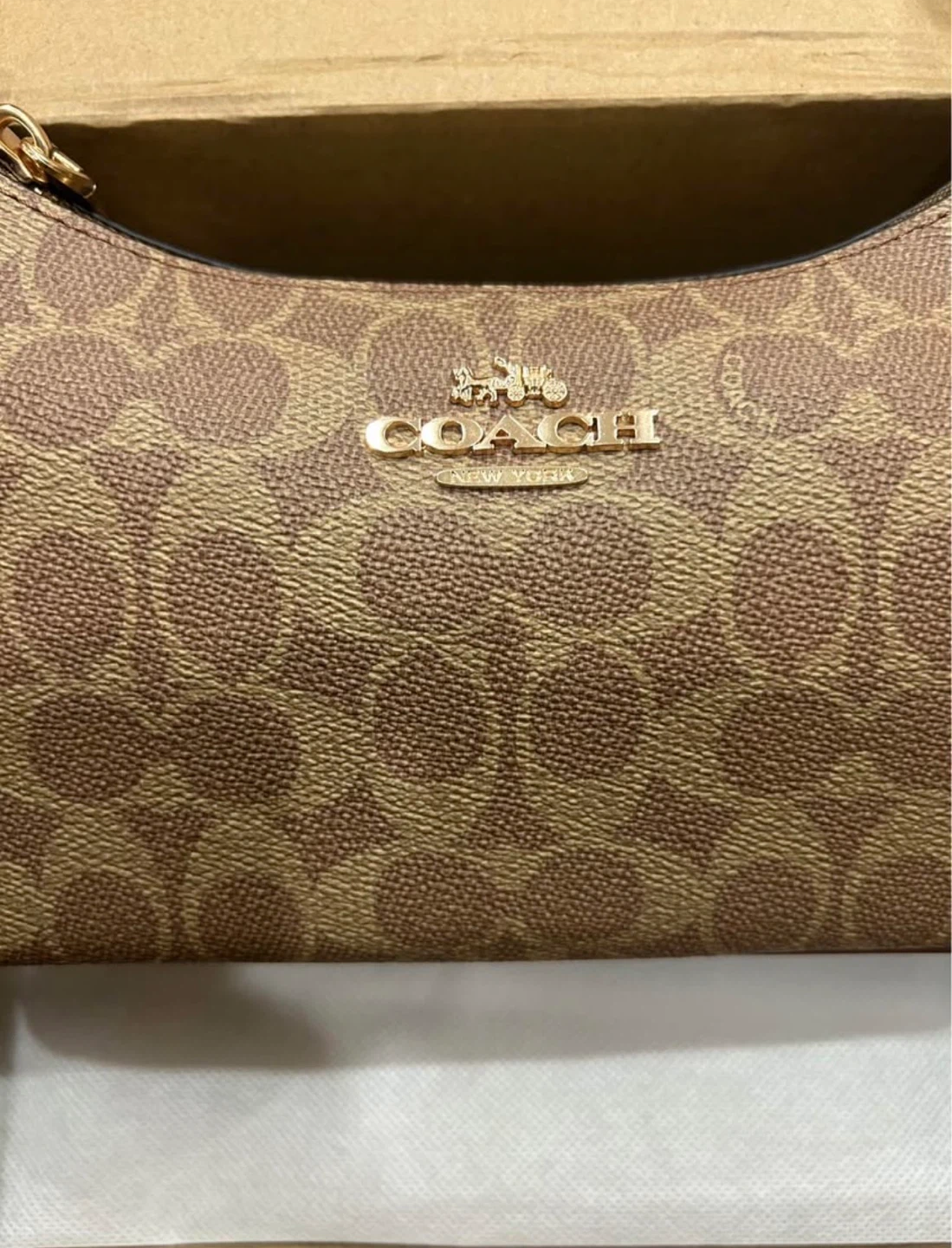 Brown coach bag - photo 2