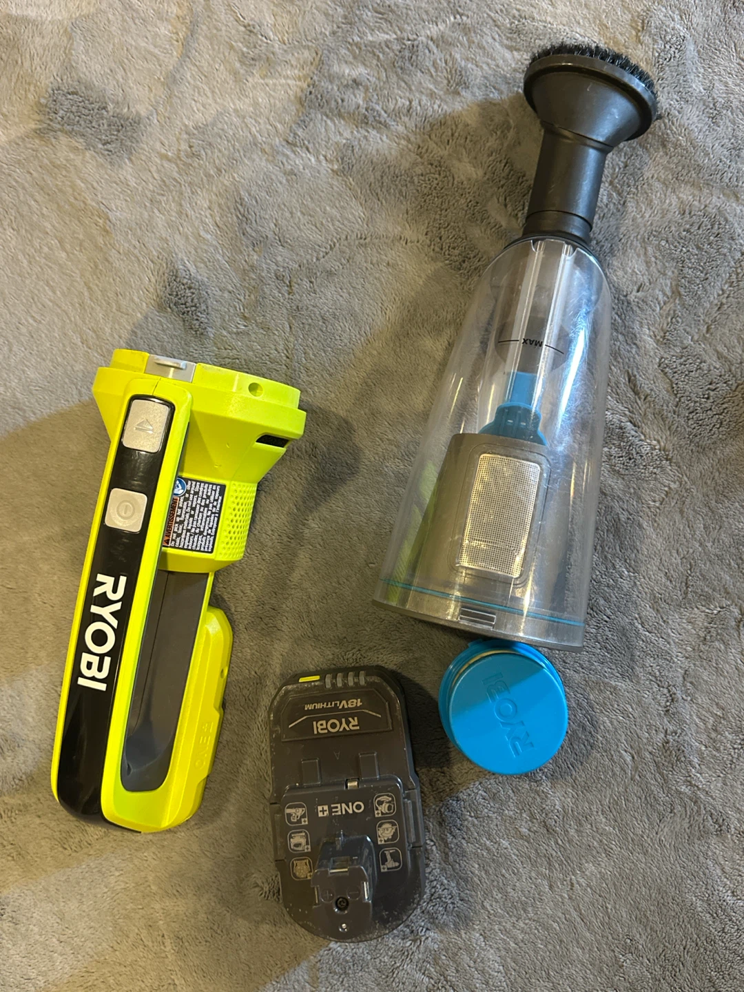 Ryobi ONE+ 18V Lithium-Ion Cordless Handheld Vacuum - photo 3