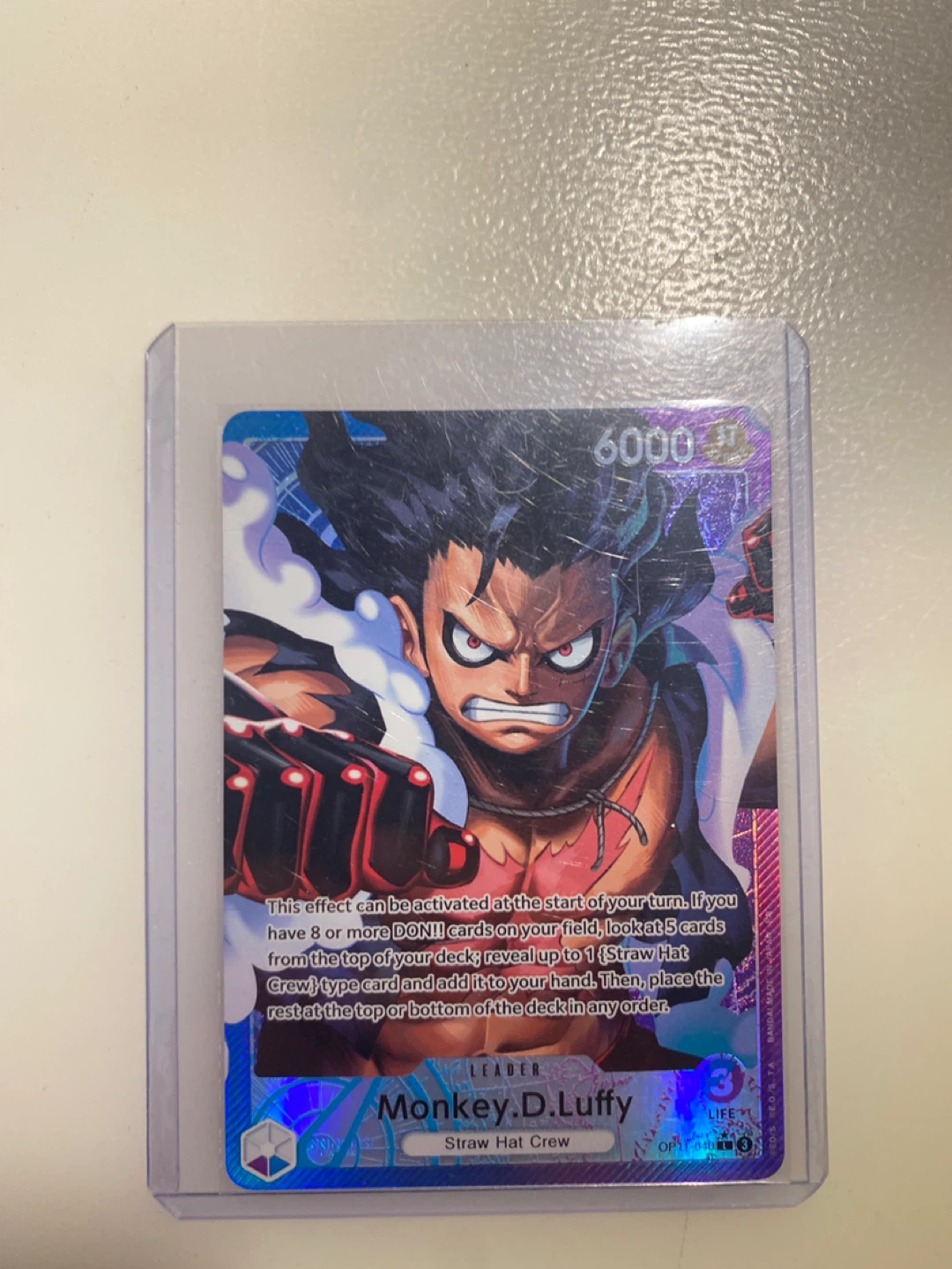 One Piece Card Game Monkey D. Luffy Leader Card