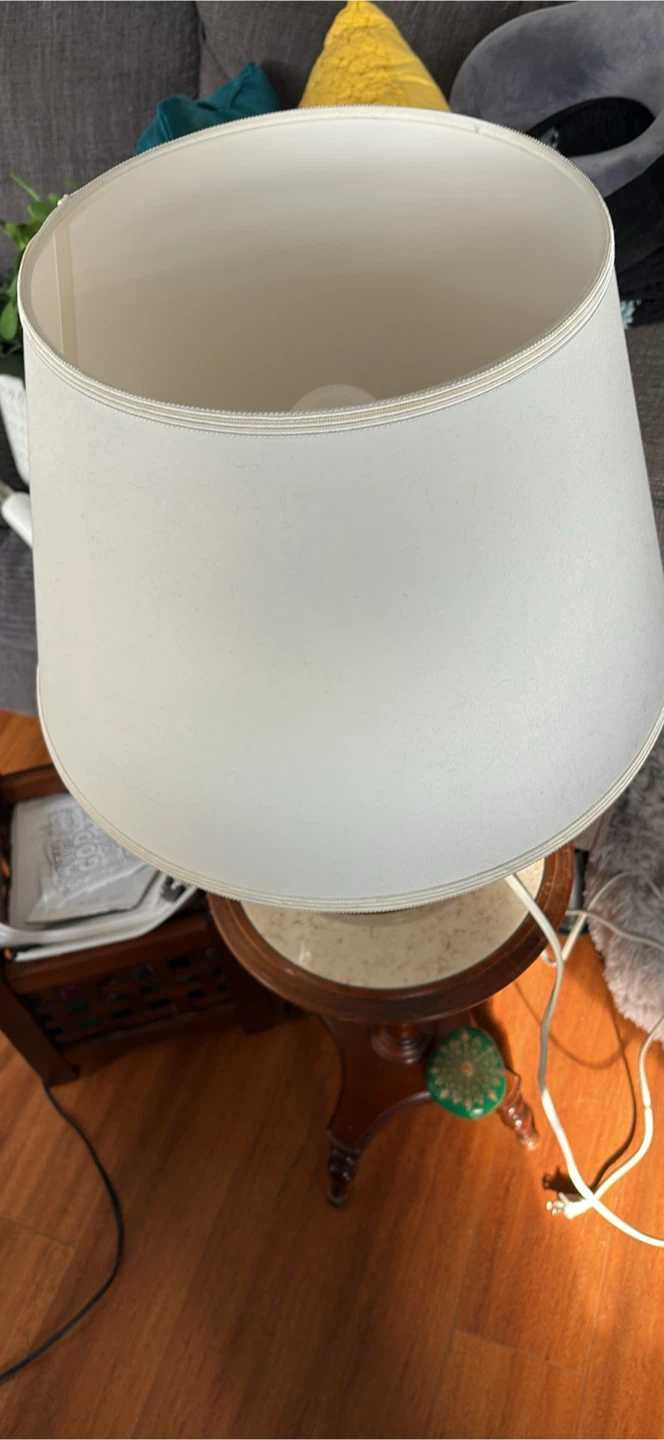 Table Lamp with White Shade - photo 3