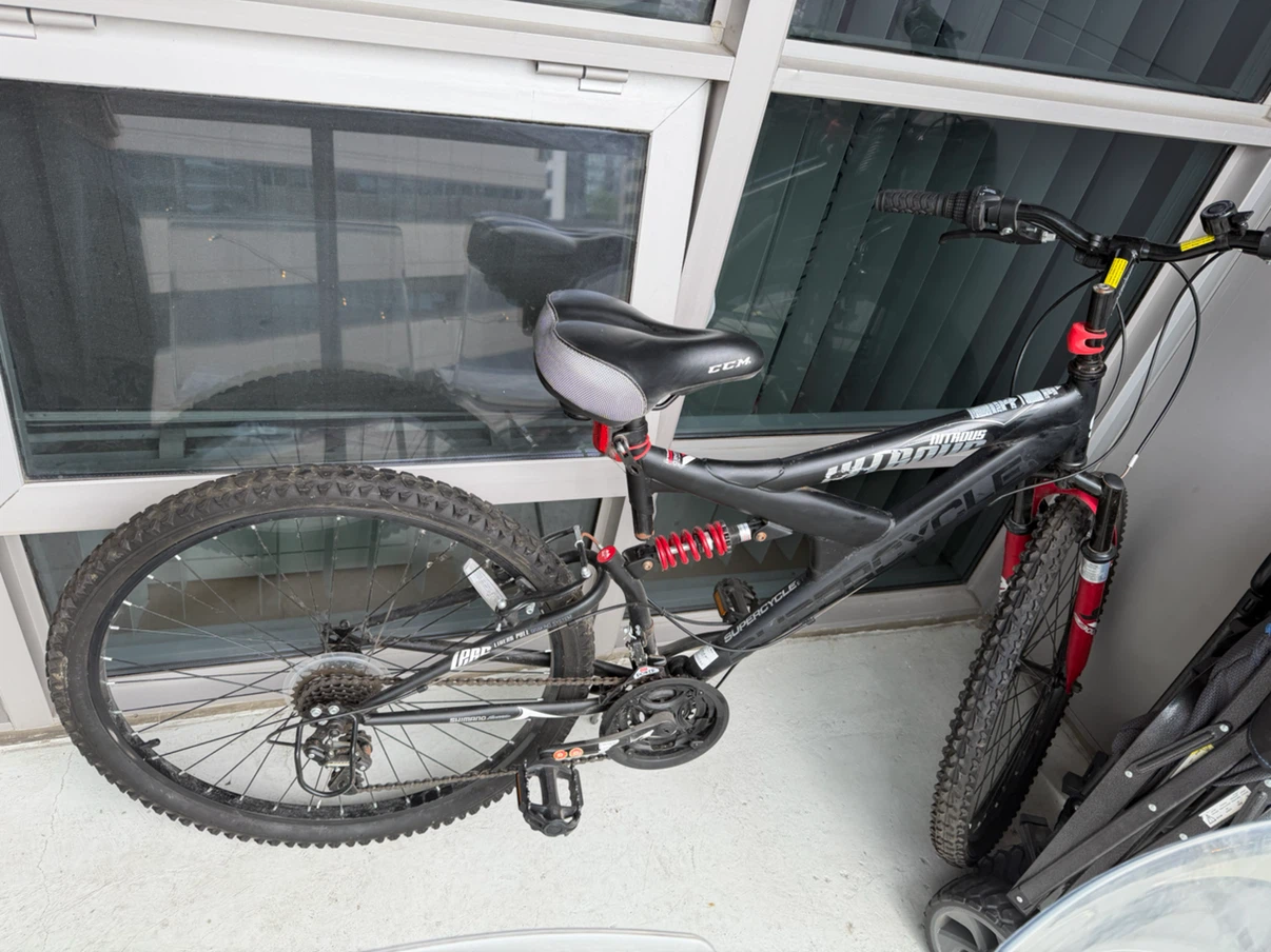Supercycle Nitrous Mountain Bike – 26" Dual Suspension