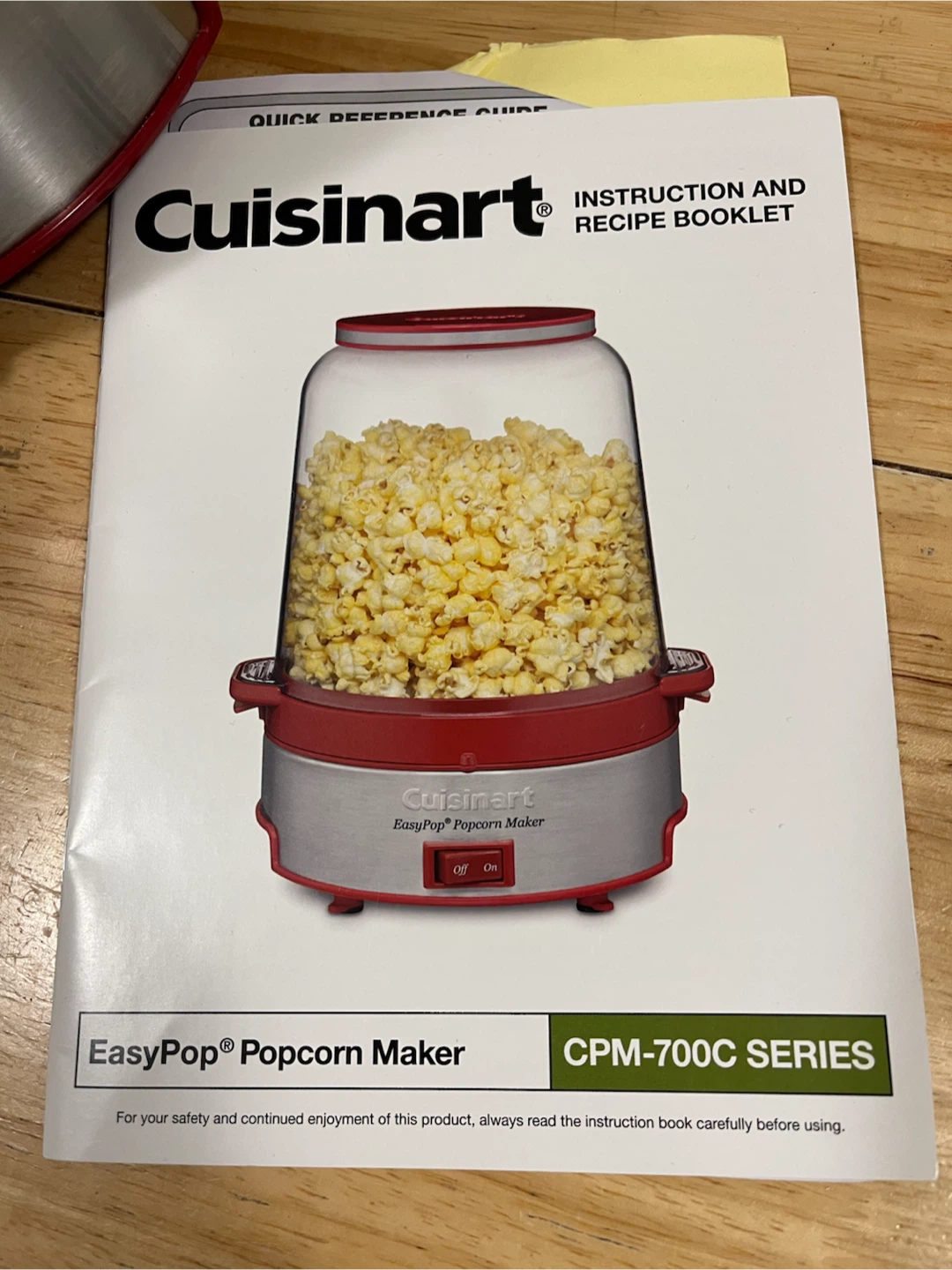 Cuisinart EasyPop Popcorn Maker CPM-700C Series - photo 2