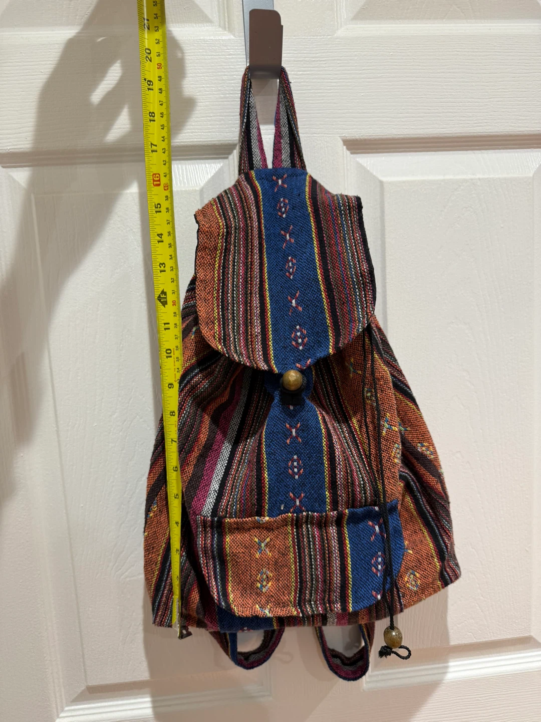 Striped Pattern Backpack - photo 4