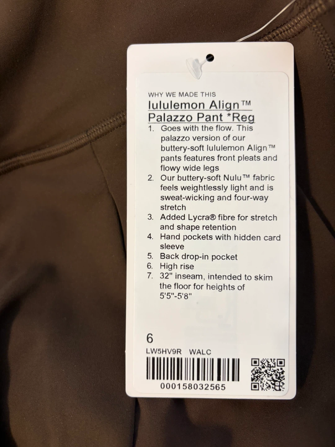 [NWT] Lululemon Align Palazzo Pant Reg Size 6 - photo 2