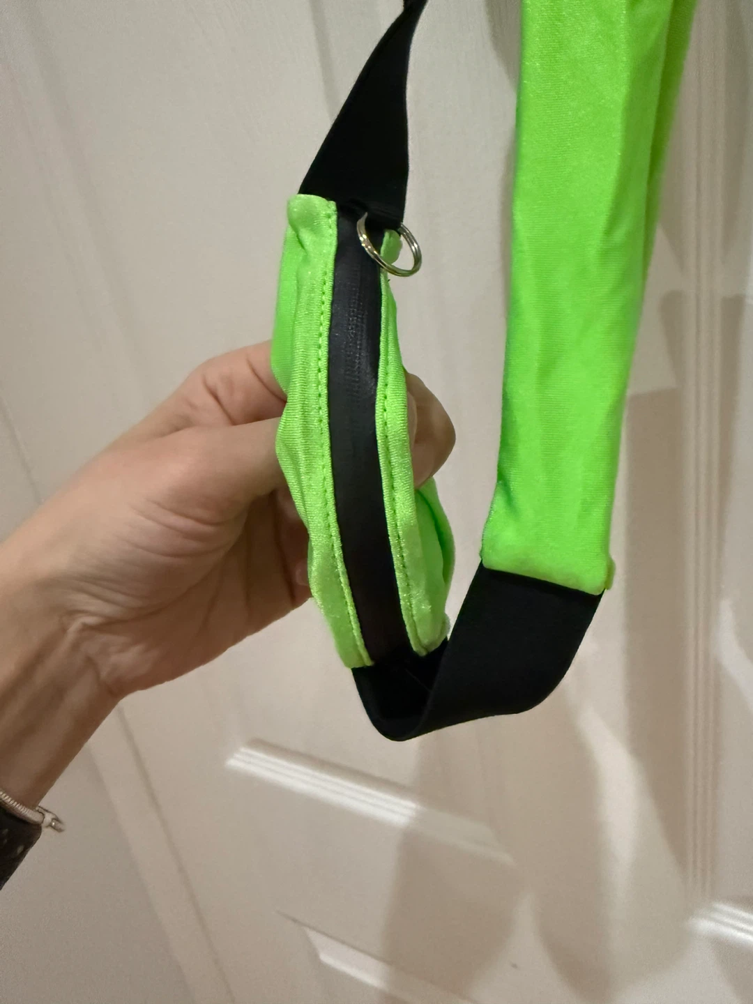 Running Belt - Lime Green - Two Pockets - photo 2