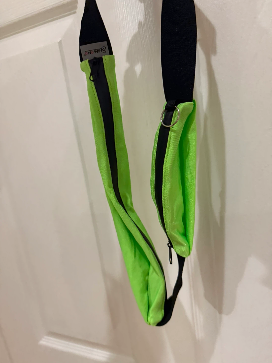 Running Belt - Lime Green - Two Pockets - photo 3