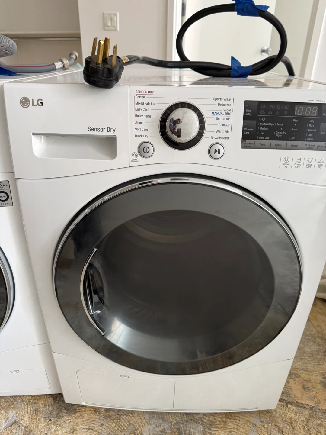 LG Front Load Washer & Dryer - White - photo 5
