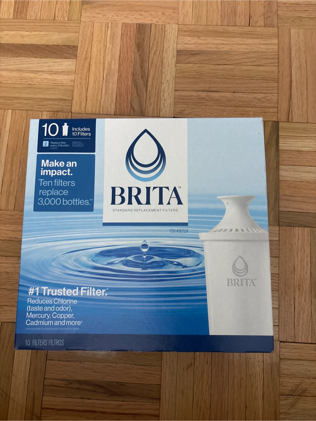 BRAND NEW Brita Standard Replacement Water Filters - 10 Count