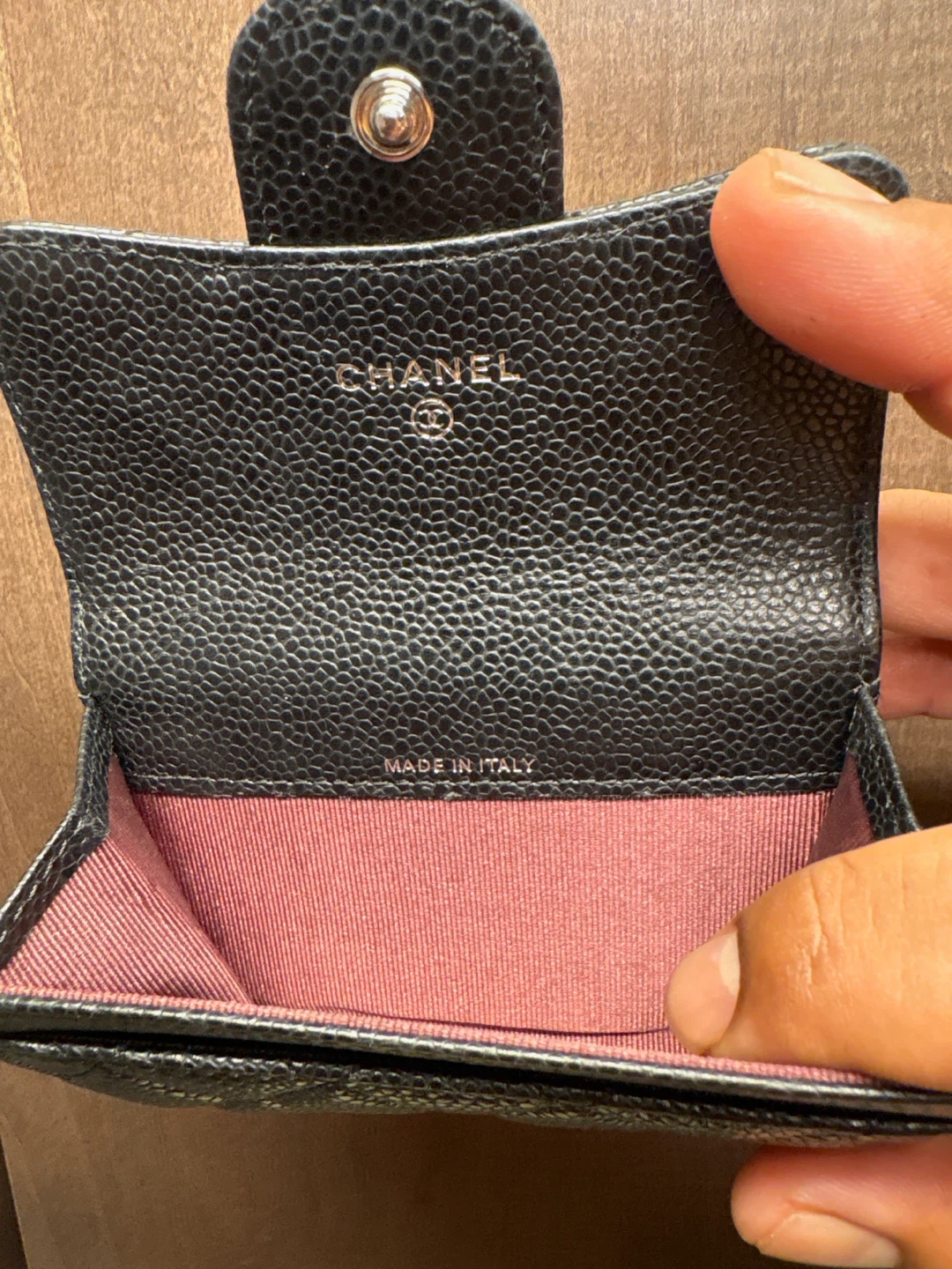 CHANEL Quilted Caviar Leather Wallet - photo 5