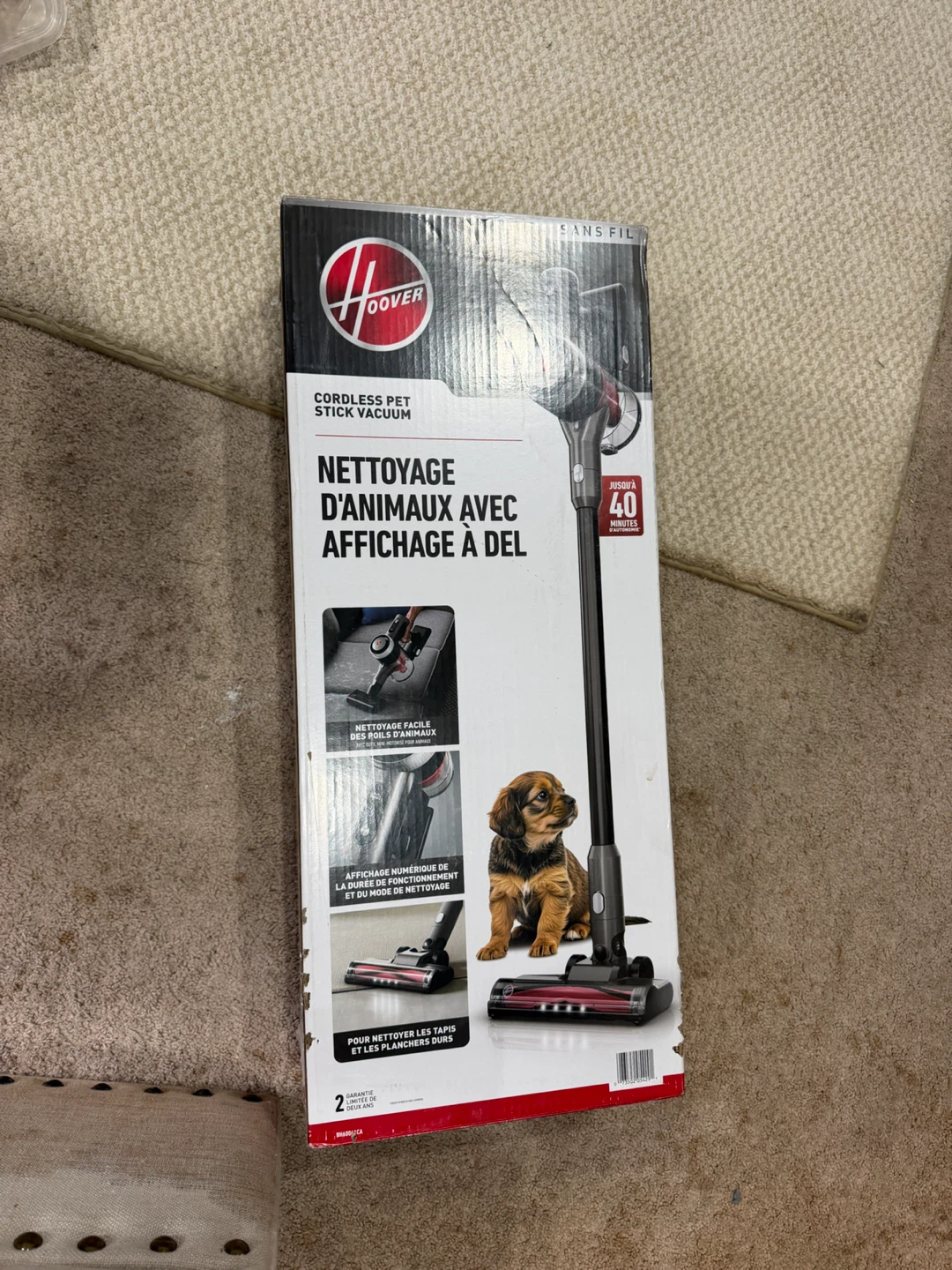 Hoover Cordless Pet Stick Vacuum