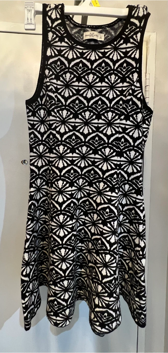Abercrombie & Fitch Dress - Black & White Pattern