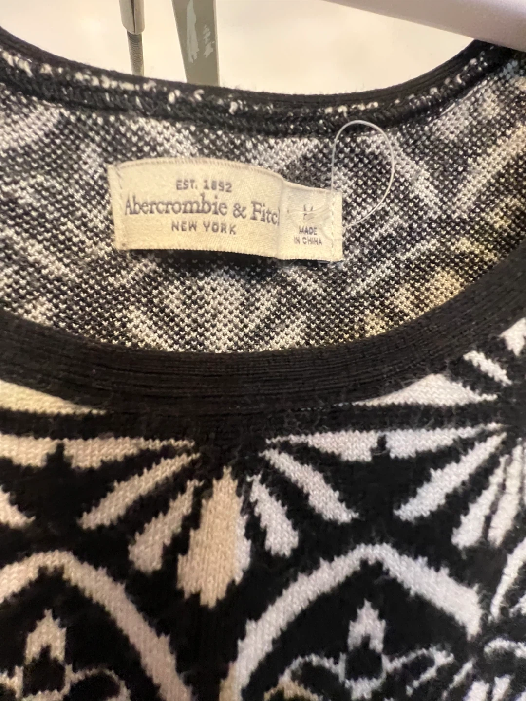 Abercrombie & Fitch Dress - Black & White Pattern - photo 2