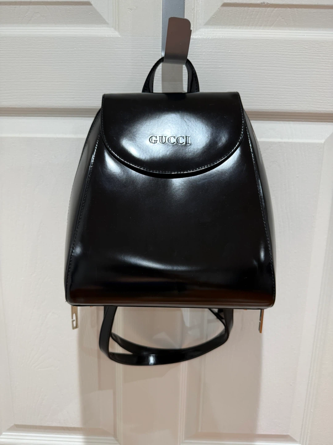 Black Fashion Backpack Purse