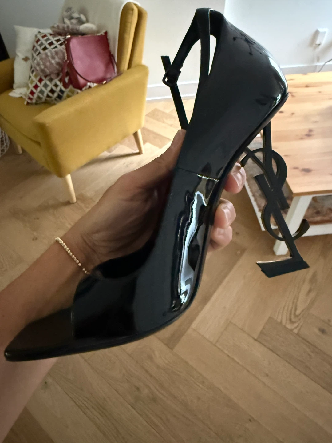 Saint Laurent Opyum 110 Open Toe Pump - photo 2