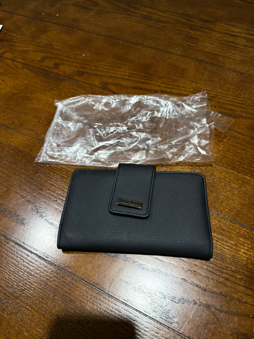 Kenneth Cole Reaction Black Faux Leather Wallet