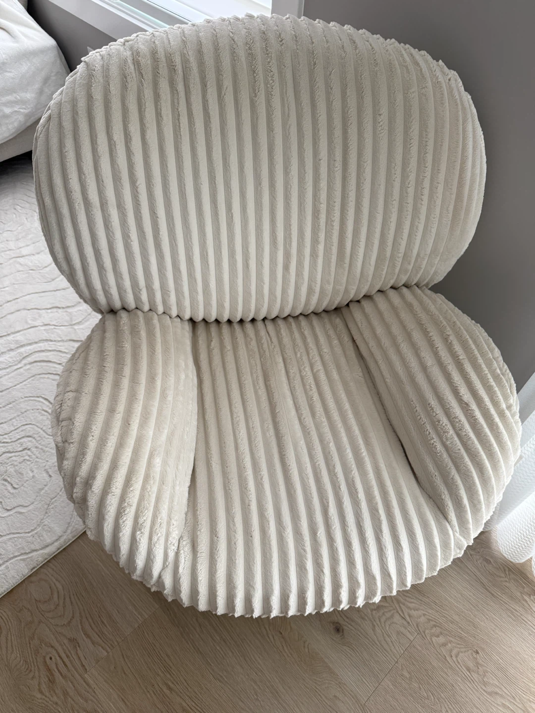 Corduroy accent chair - photo 2
