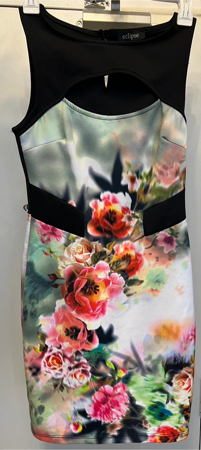 Eclipse Floral Cut-Out Dress - photo 3