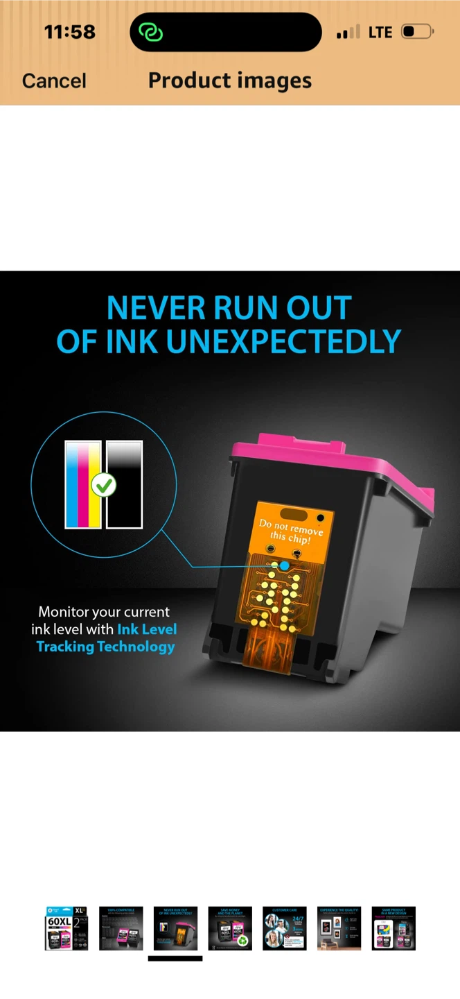 Smart Ink 60XL Black & Color Remanufactured Ink Cartridges - photo 4