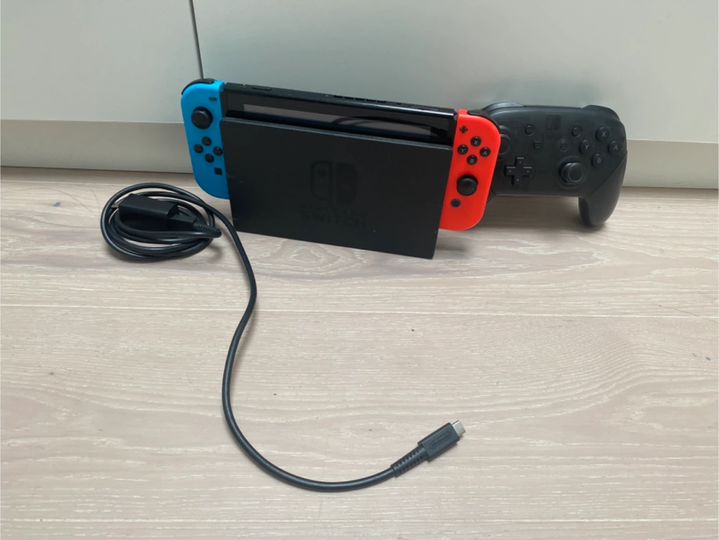 Nintendo Switch Console with Joy-Cons and Pro Controller