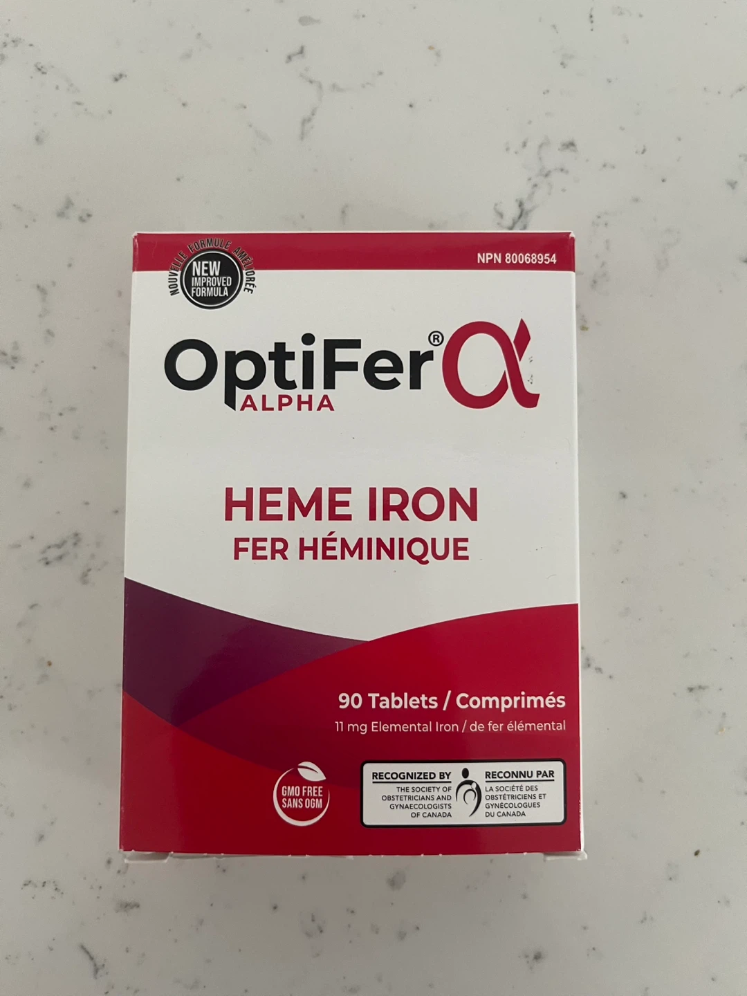 [NEW] OptiFer Alpha Heme Iron Pill Supplement