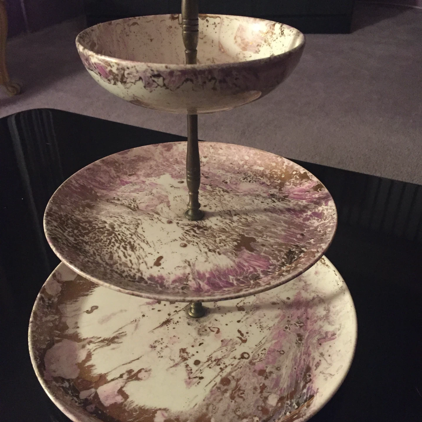 Vintage 3-Tiered hors d’oeuvres / candy dish - photo 2