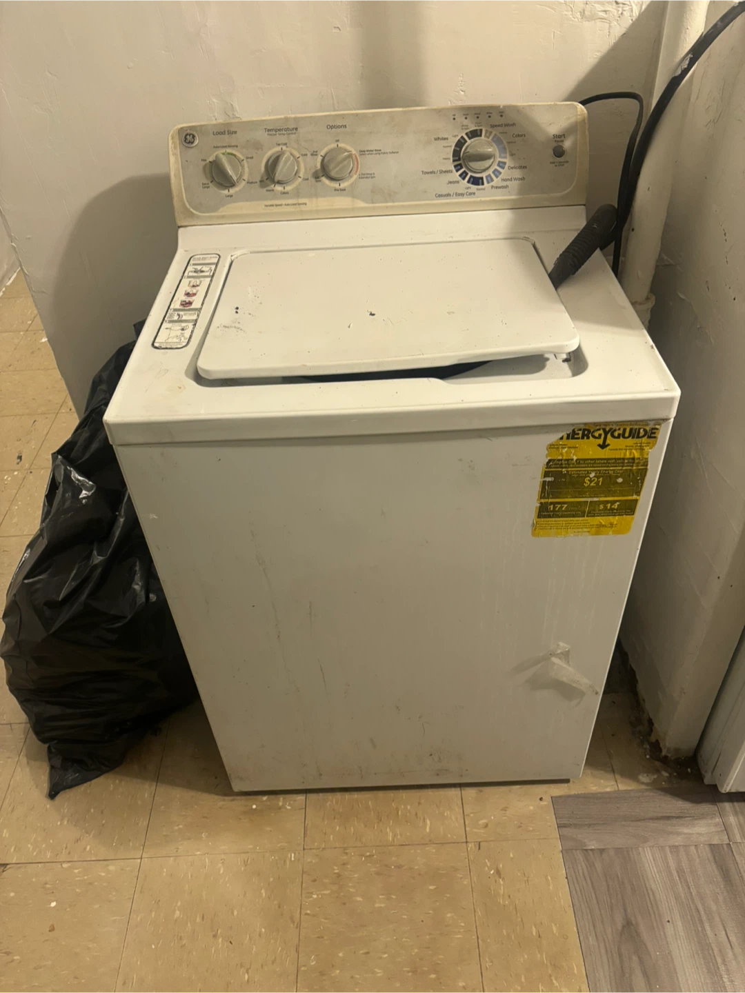 GE Top Load Washing Machine