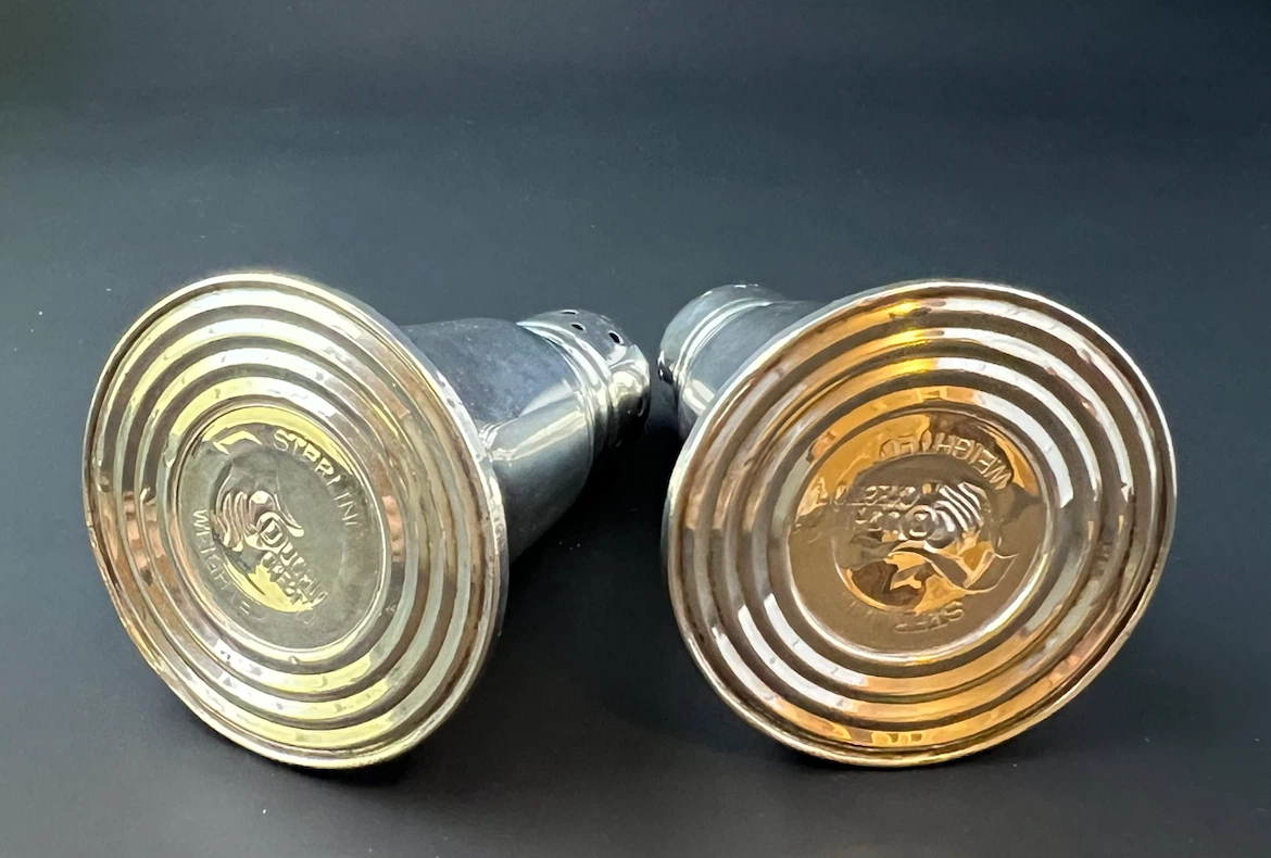 Vintage Sterling Salt and Pepper Shakers - photo 3
