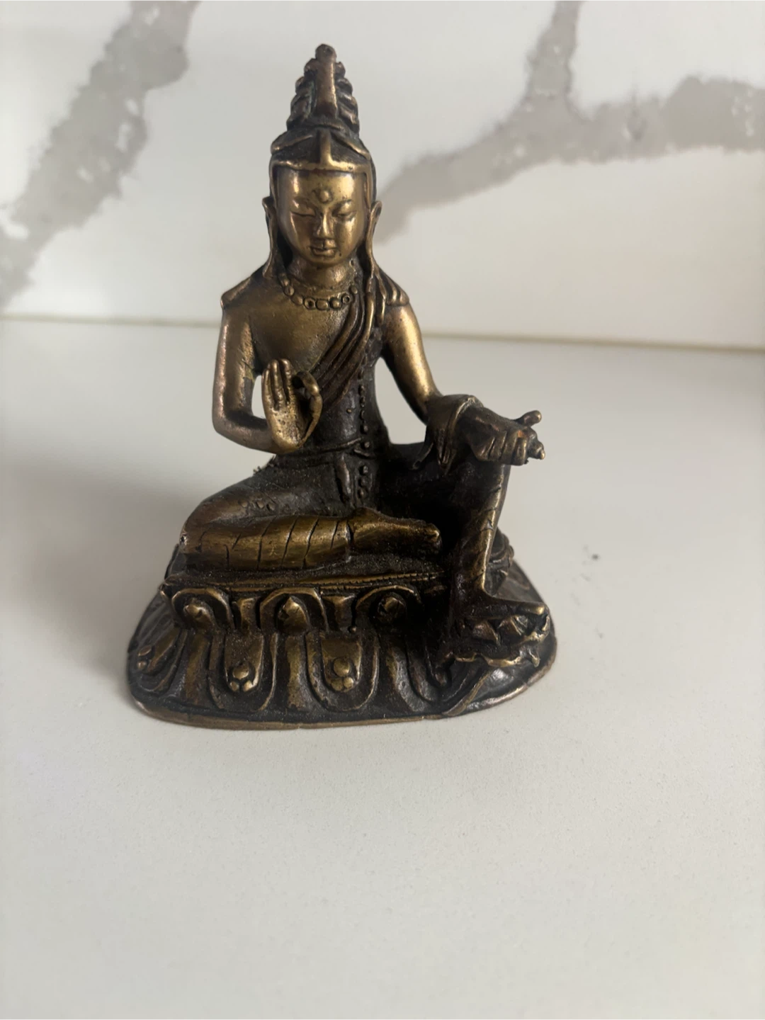 Bronze Buddha Statue Figurine