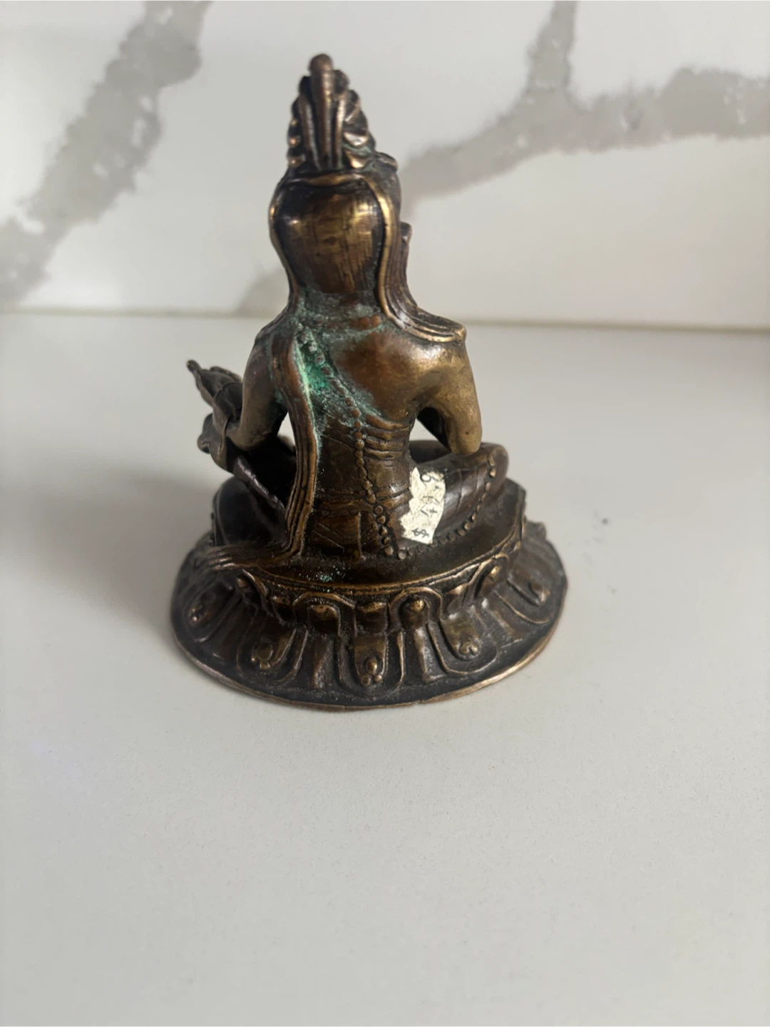 Bronze Buddha Statue Figurine - photo 3