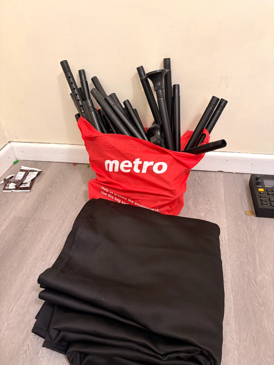 Curtain Rods and blackout curtains *2