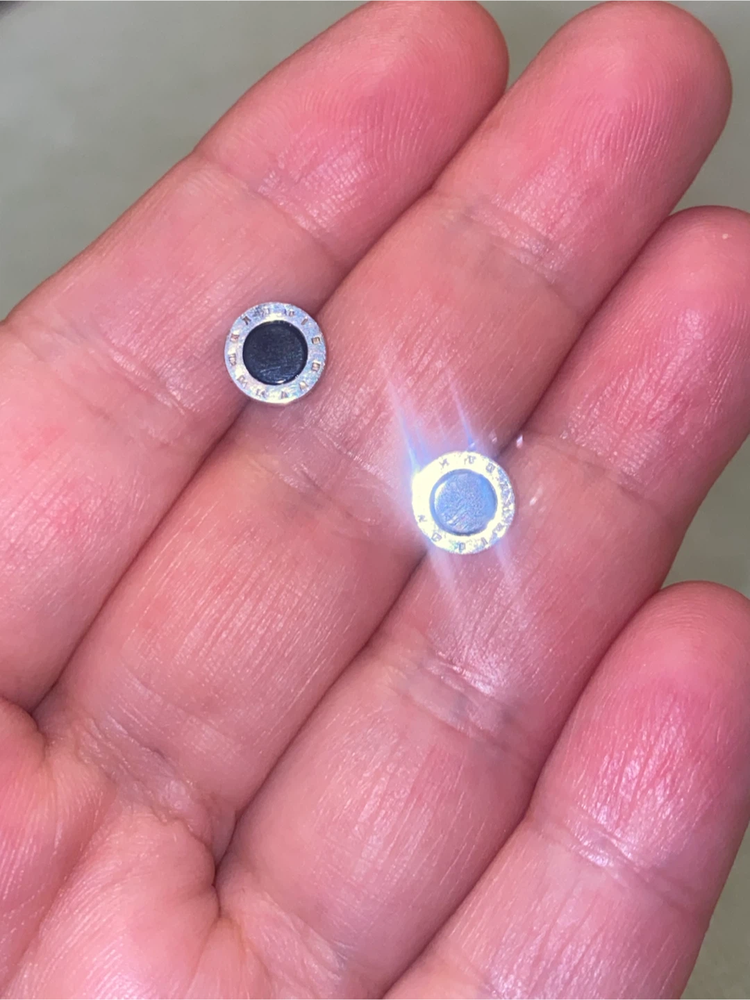 925 Stud Earrings with Roman Numerals - photo 2
