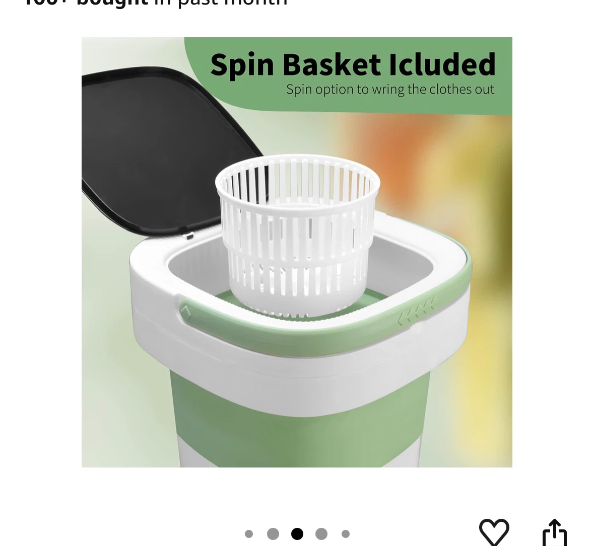 Collapsible Mini Washing Machine - photo 3