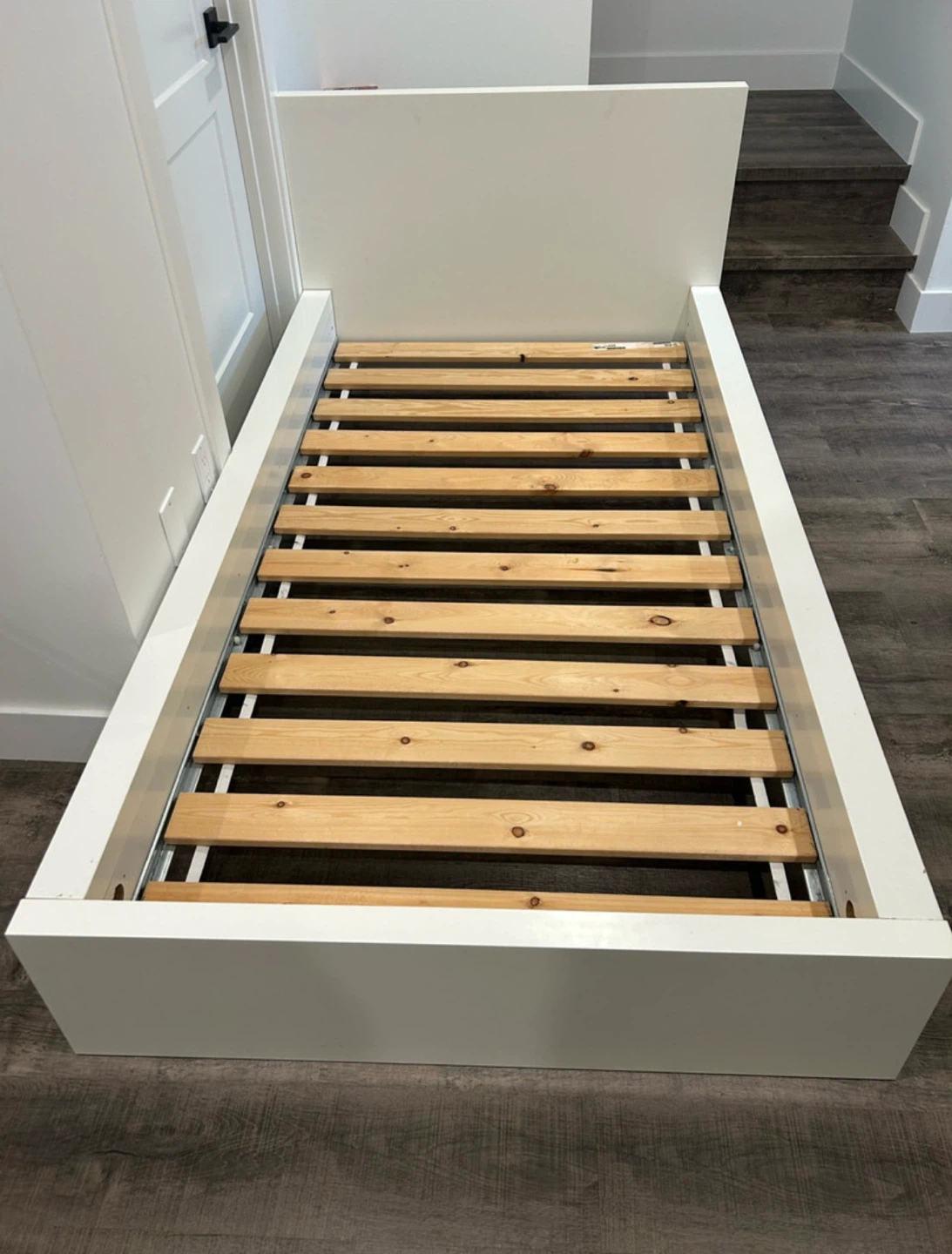 IKEA MALM Twin white bed