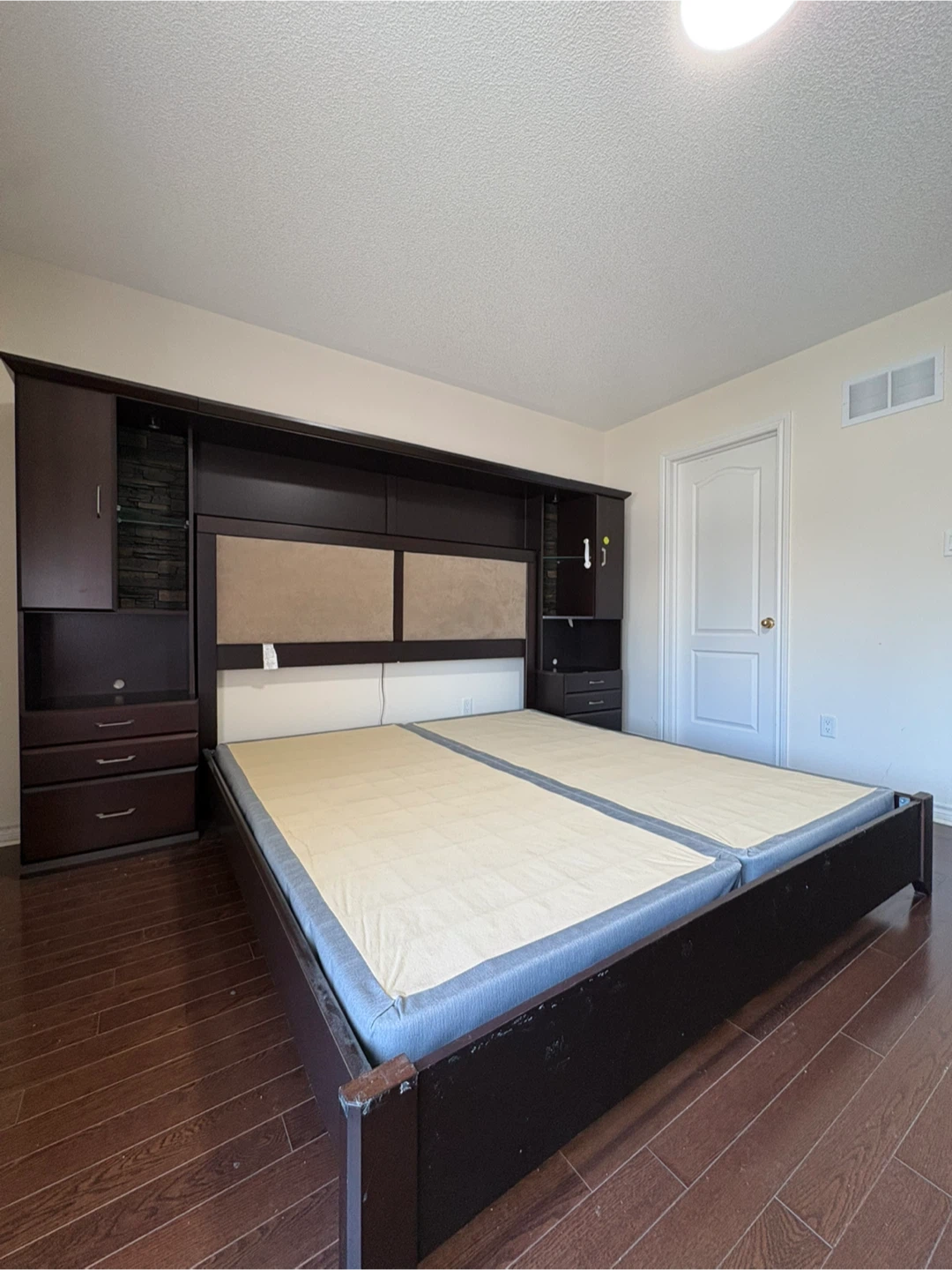 King Size Bed Frame with Five-Drawer Dresser - photo 2
